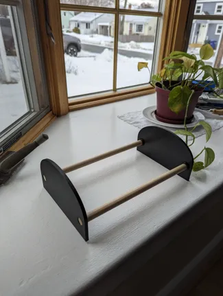 Disc Golf Cart Disc Rack