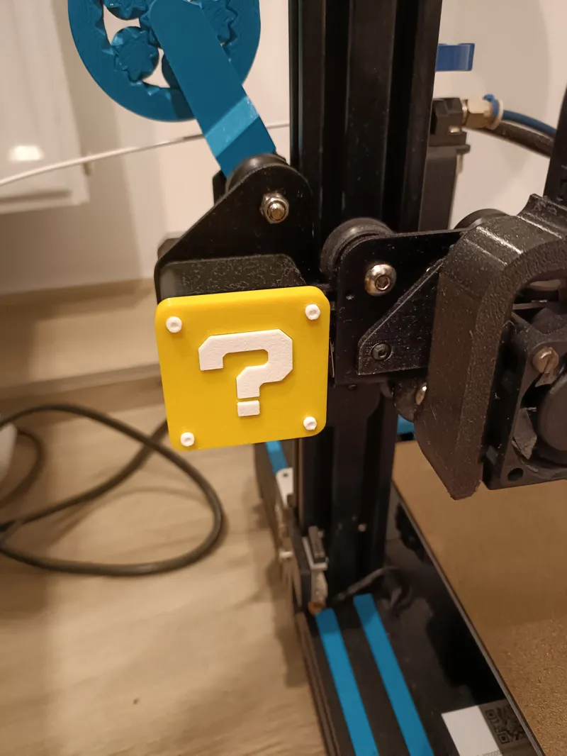 Ender 3 V2 QR Code Cover Mario Question Mark