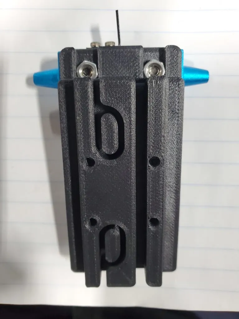 Predator carriage with adapter plate one assembly motor spacer to complete linear rails install.