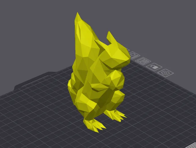 Low Poly Squirrel
