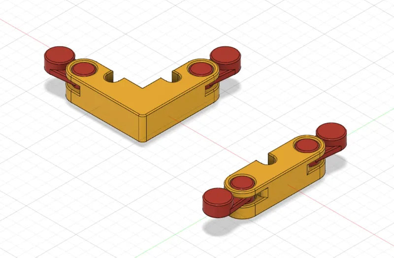 6mm VORON side and corner panel locks