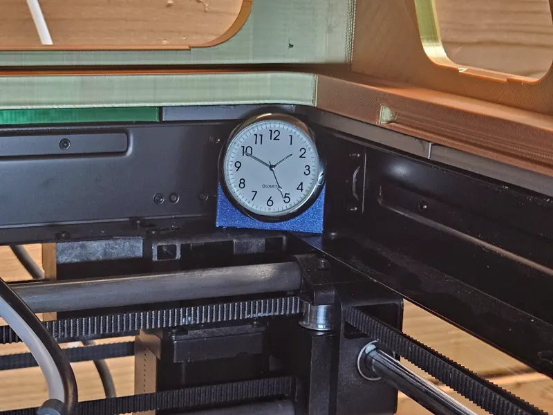 P1P Time-lapse clock magnetic mount
