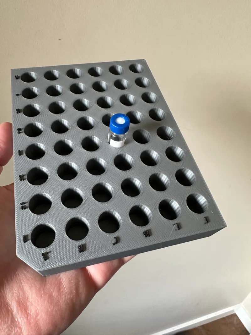 6x8 standard 2 mL HPLC vial holder