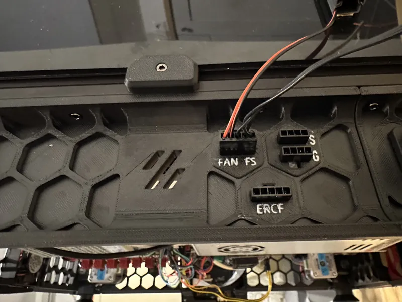 Voron 2.4R2 Backplate (350) with ERCF and FAN Connector