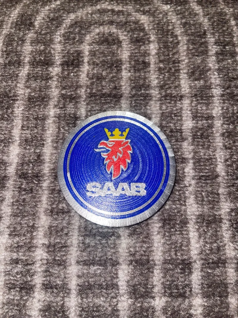 Saab Hood Badge