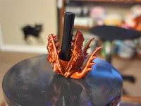 Topper de paille tête de dragon — photo 1