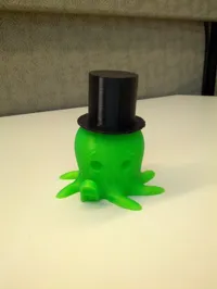 Haut-de-forme pour figurine Cute Octopus — photo 1