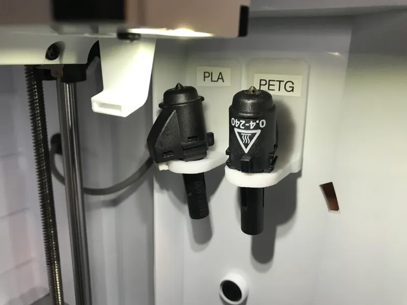 Nozzle Holder for Extra Nozzles PETG, ABS, PLA - Adventurer 3 Accessory/Upgrade