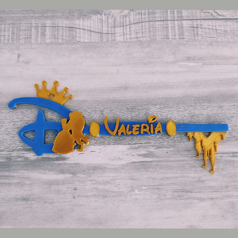 BEAUTY AND THE BEAST DISNEY KEY