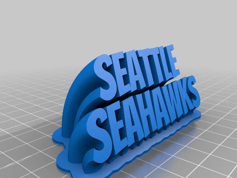 seattle seahawks by Toto_W MakerWorld: Download Free 3D Models