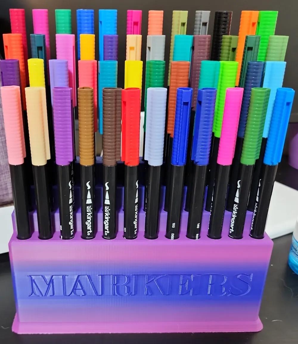 Kingart Marker Set holder by ZG629417 MakerWorld