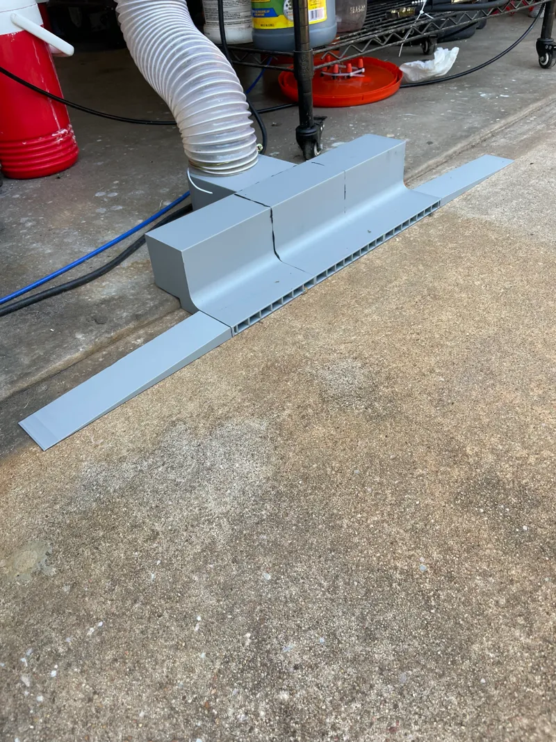 Exhaust Vent Garage Door Extremely Low Profile