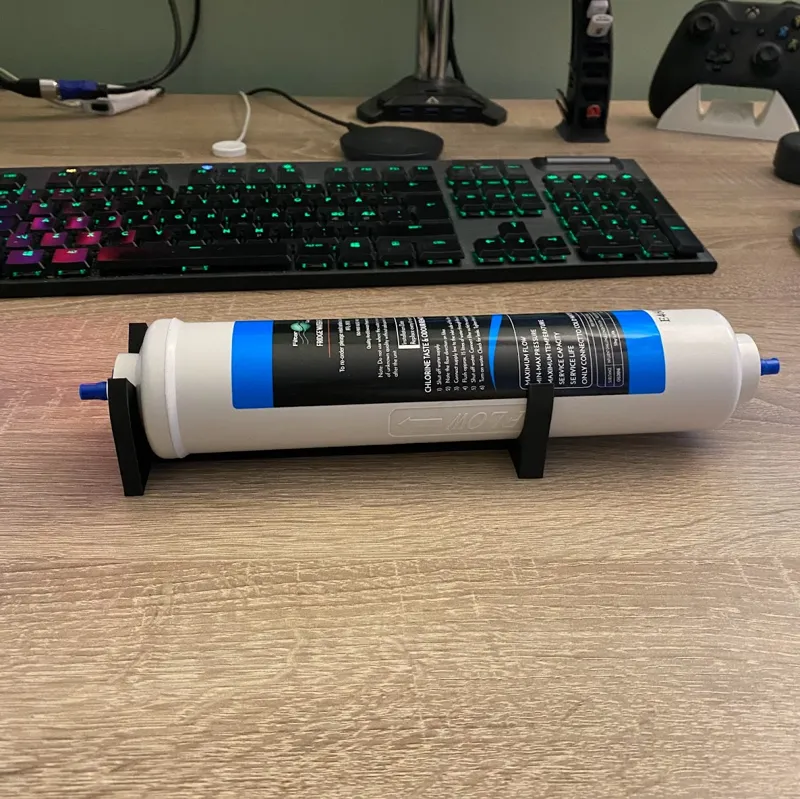 External LG fridge water filter mount