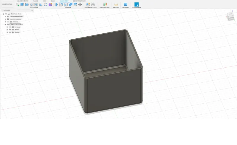 Very Basic Trash Bin / Container