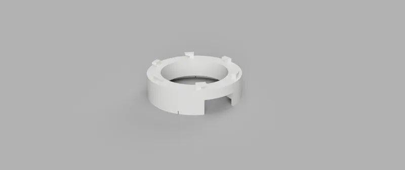 Base for water meter with lid - AI-on-the-edge