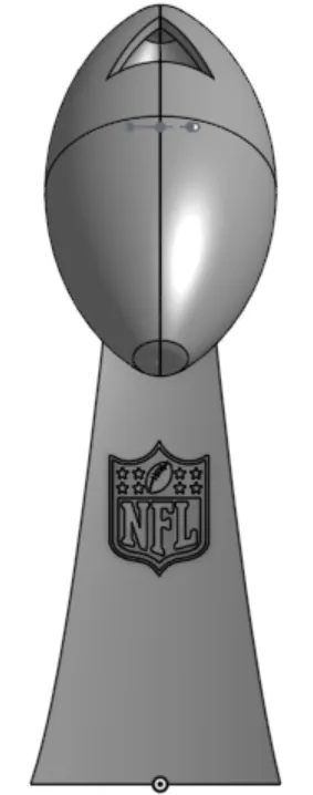 Lombardi Trophy Vase (Vase mode)