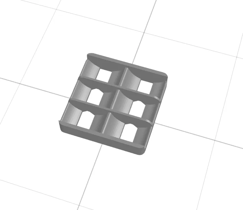 Gridfinity L style bobbin holder