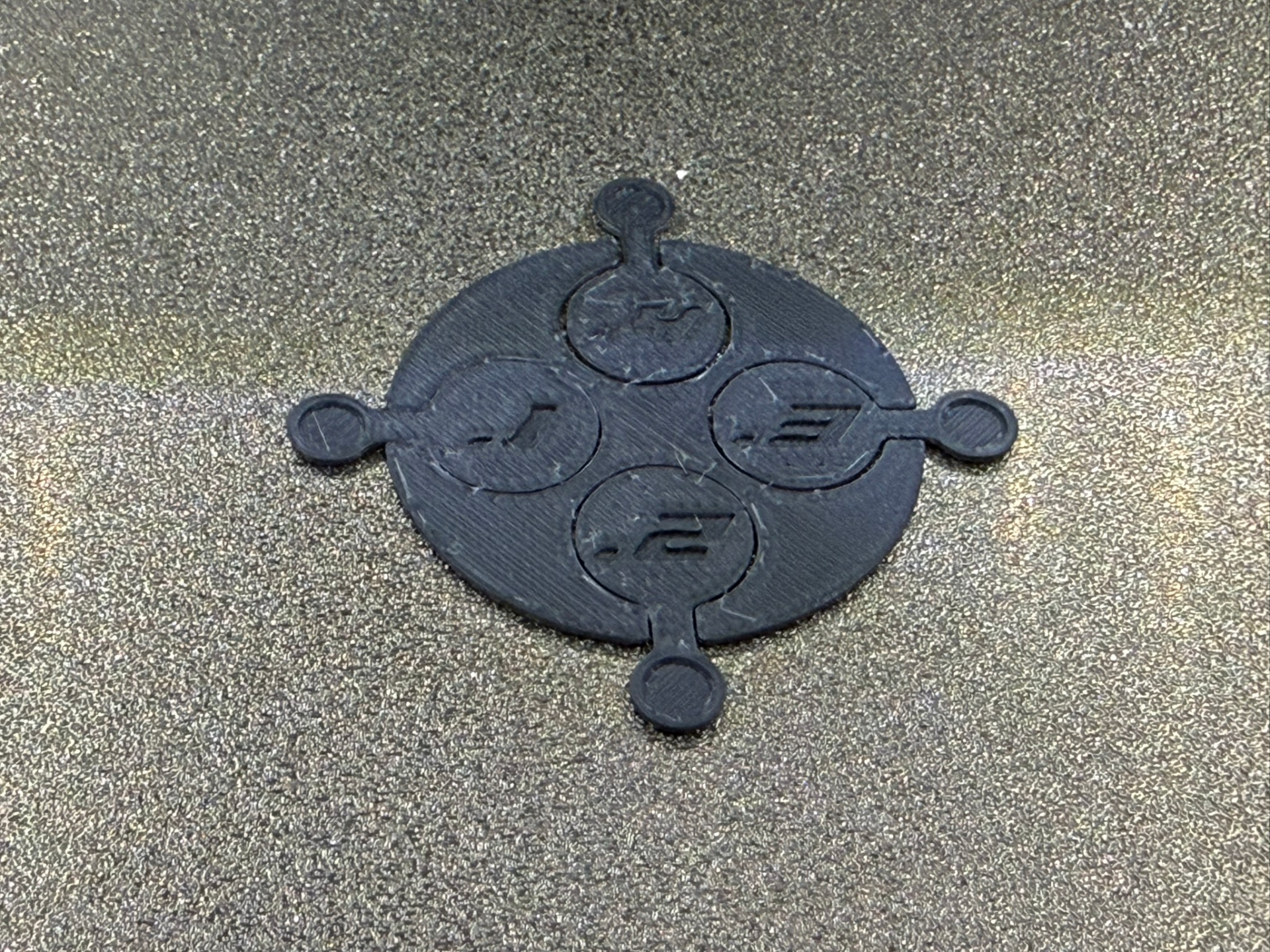 clearance card tolerance test .4 - .1 mm calibrate