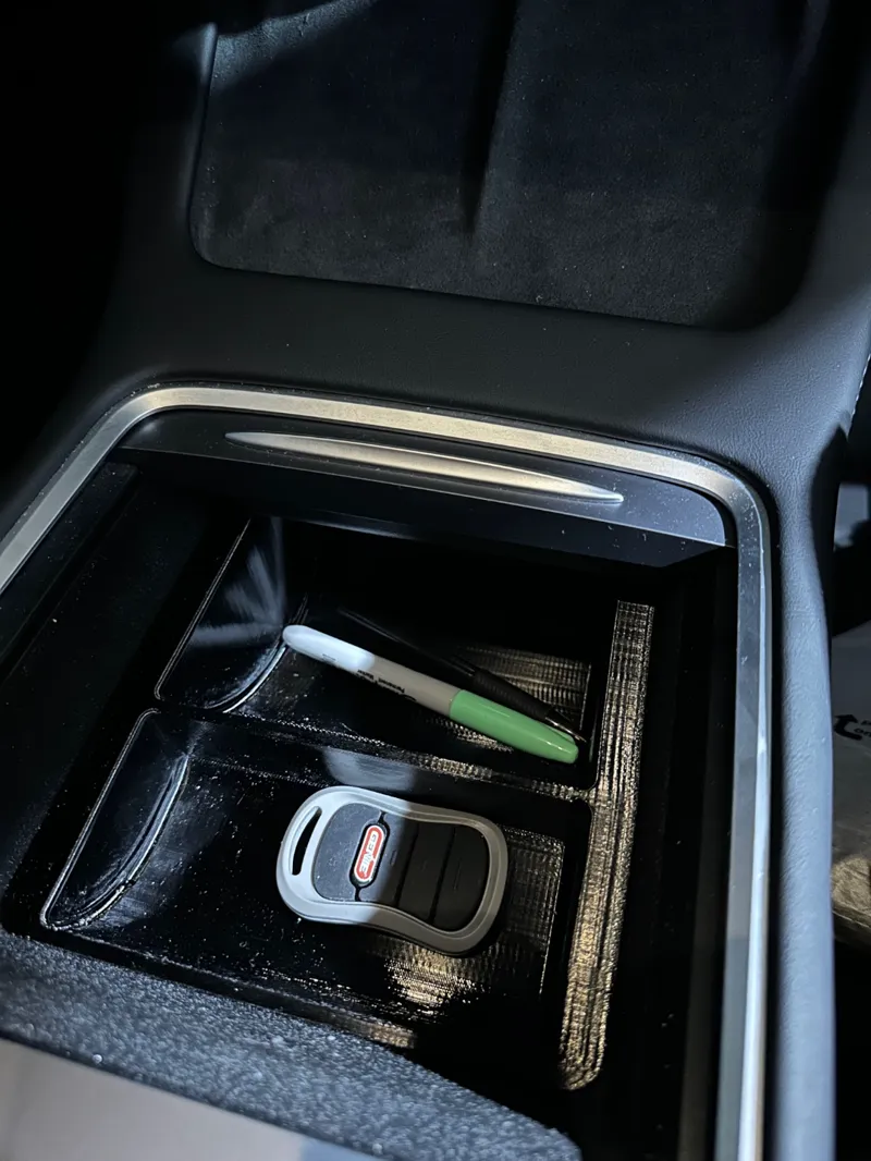 Tesla Model 3 front sliding tray