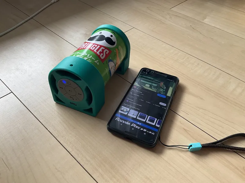 Pringles bluetooth spaker