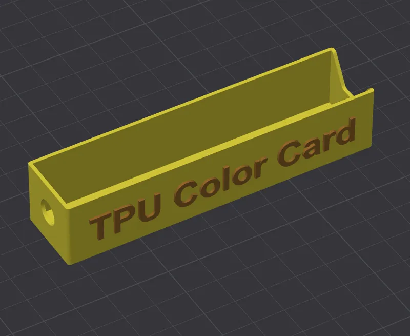 3D打印物料色卡及收纳盒