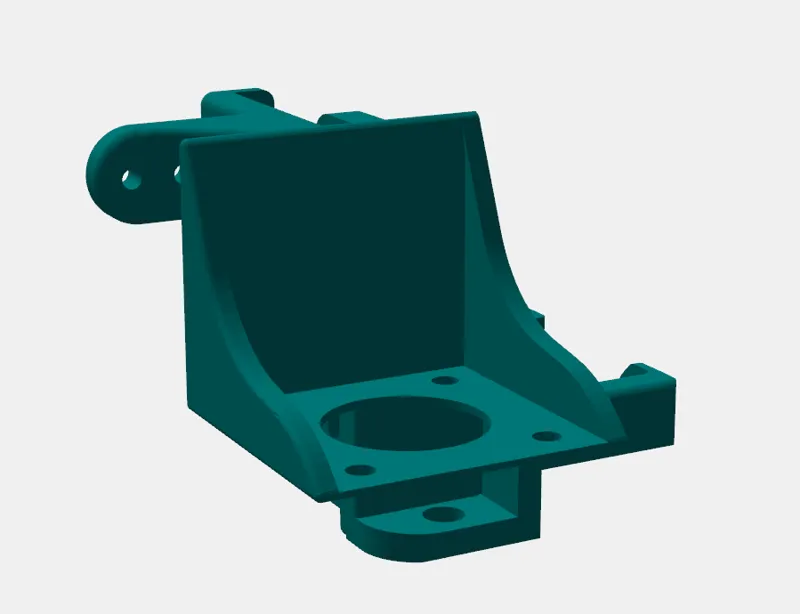 Ender 3v2 Direct Drive Mount with bl-cr-3d-touch holder
