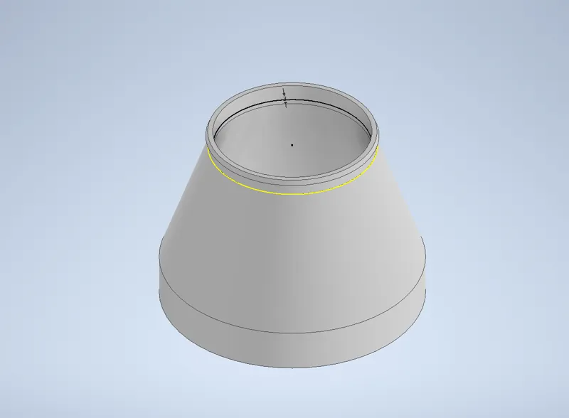 150mm Fan Adapter to 100mm Tube for exhaust extraction for Laserengraver (Twotrees TS2) 