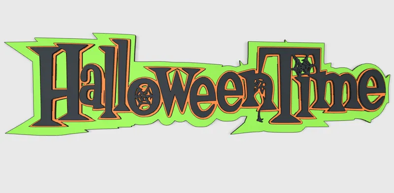 Holloween Time sign