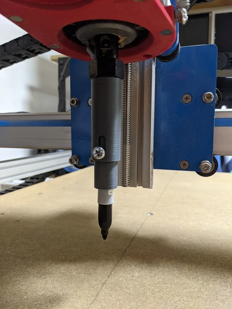 CNC Sharpie Holder (spring loaded)