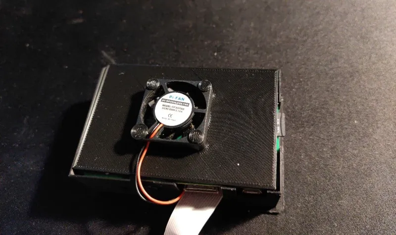 Pi Fan Backplate For Octoprint With Thread