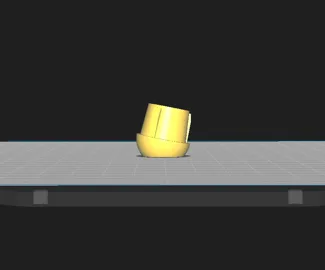 Bar stool foot 11deg