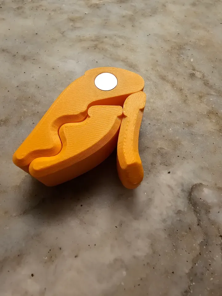Cam Lock Bag Clip remix with 10x2 Magnet Impression 