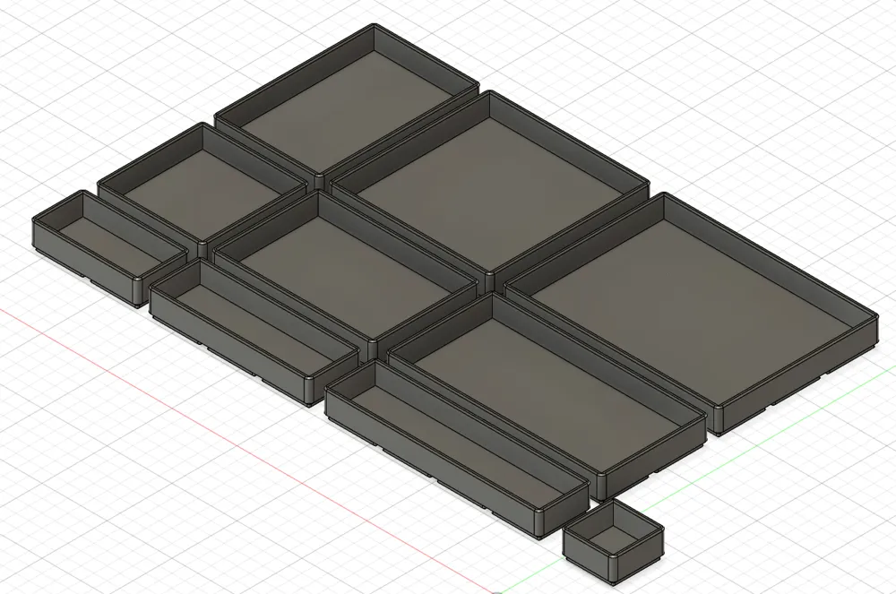 Open Storage boxes H4 - H10 by Thejoe