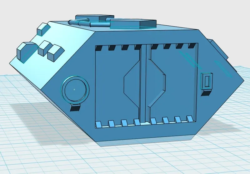 Bio Container designed for wargaming