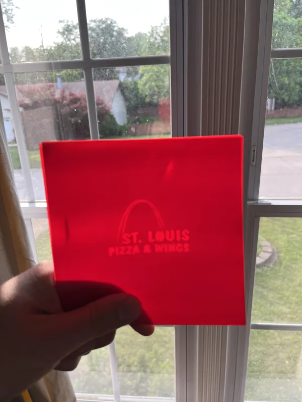 St. Louis Pizza and Wings Cookie Stencil