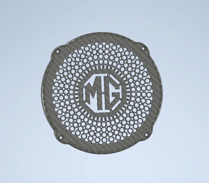Speakercover MG Logo 140mm / 5,5 inch