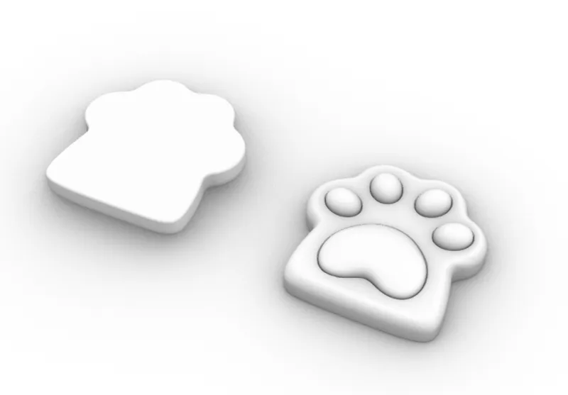 Cat claws Source Files （STEP）