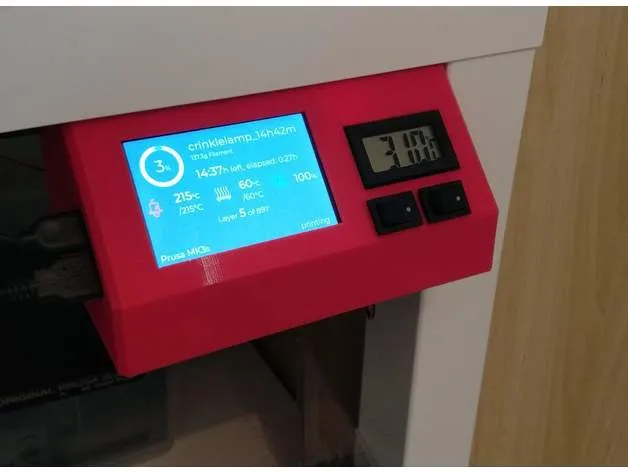 3,5" Touchscreen Raspberry Pi Case for Ikea Lack