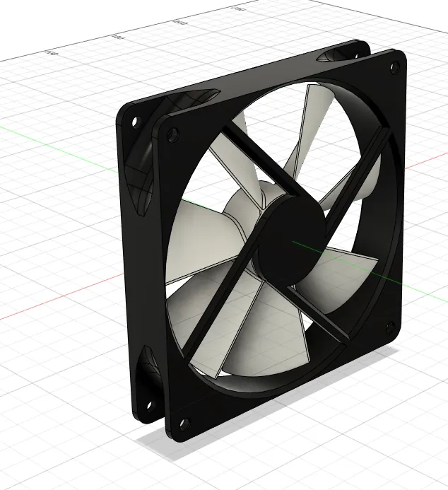 Decorative desktop fan