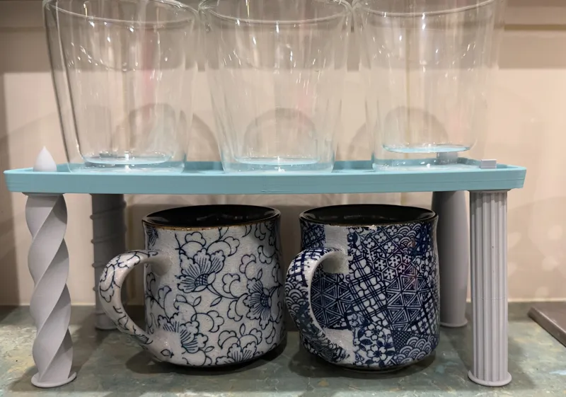 Cup shelf