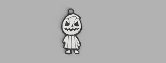One-handed Skelly keychain