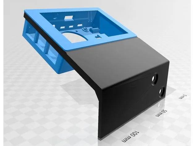 Raspberry Pi 4B housing for Miuzei 800x480 4_ Touchscreen