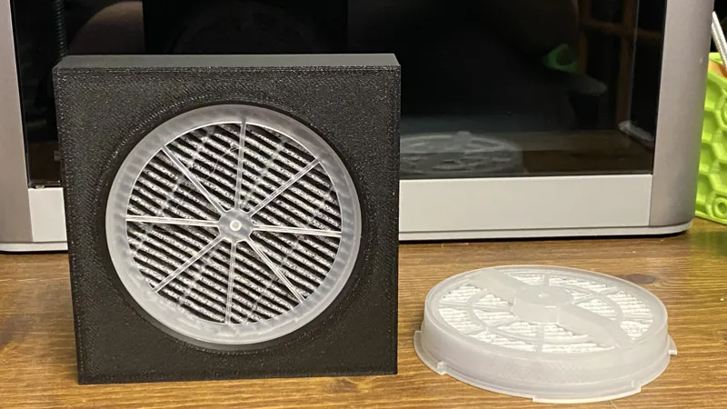 Bambu Lab X1 Chamber Fan GL2103 HEPA Filter Mount