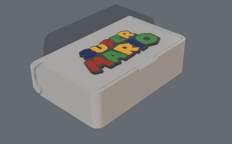 Super Mario print in place Box - Nintendo