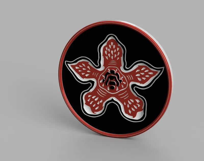 Stranger Things coaster - Demogorgon