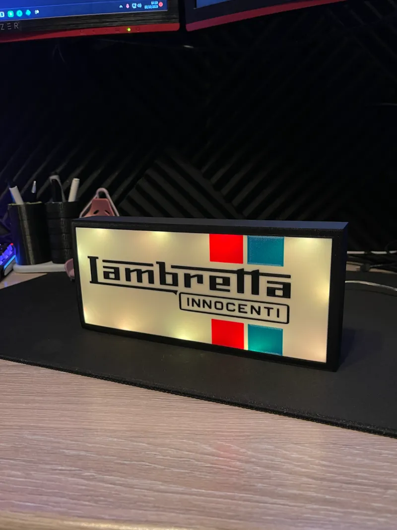 Lambretta light box 