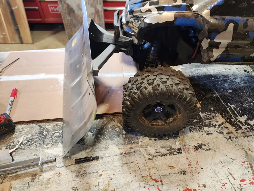 Xmaxx Snow Plow by AndyMac8 MakerWorld