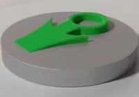 Butoir de porte inspiré du couteau M3 — photo 1