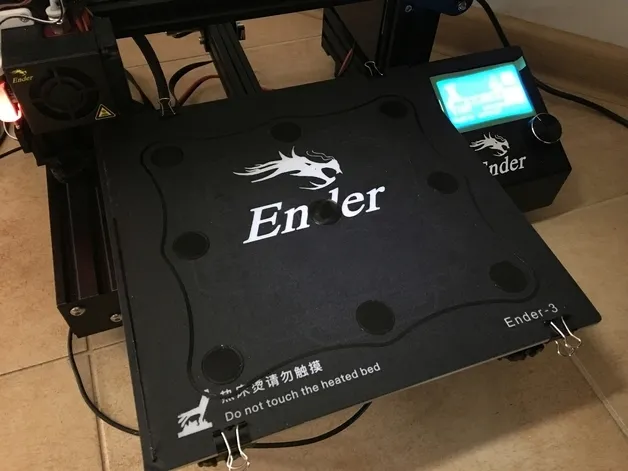Bed leveling test - single layer discs for Ender 3