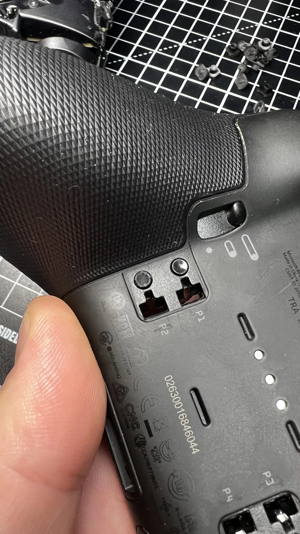 Xbox elite series 2 controller paddle button replacement by makersark3d